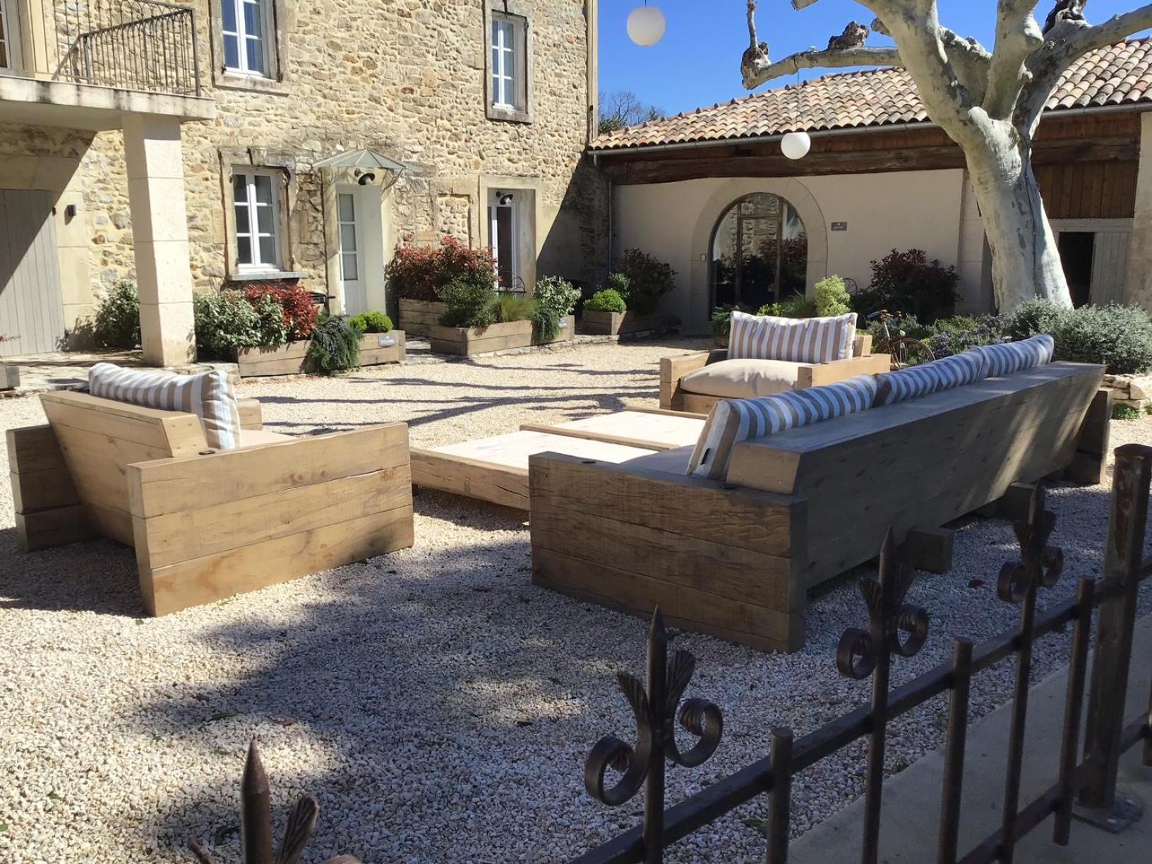 Saint-Paulet-de-Caisson Domaine Chamarelヴィラ エクステリア 写真