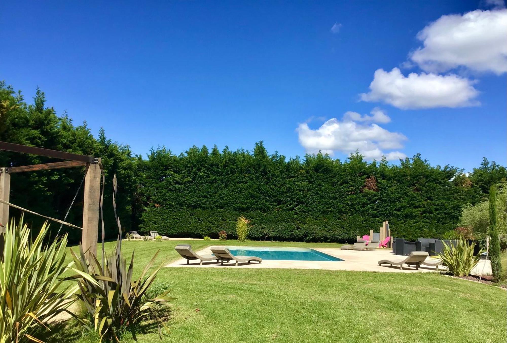 Saint-Paulet-de-Caisson Domaine Chamarelヴィラ エクステリア 写真