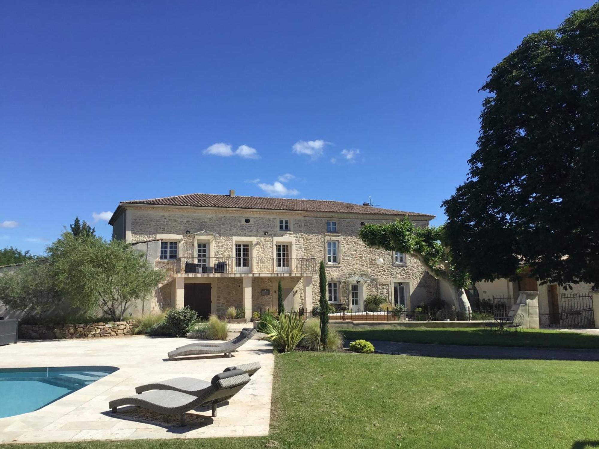 Saint-Paulet-de-Caisson Domaine Chamarelヴィラ エクステリア 写真