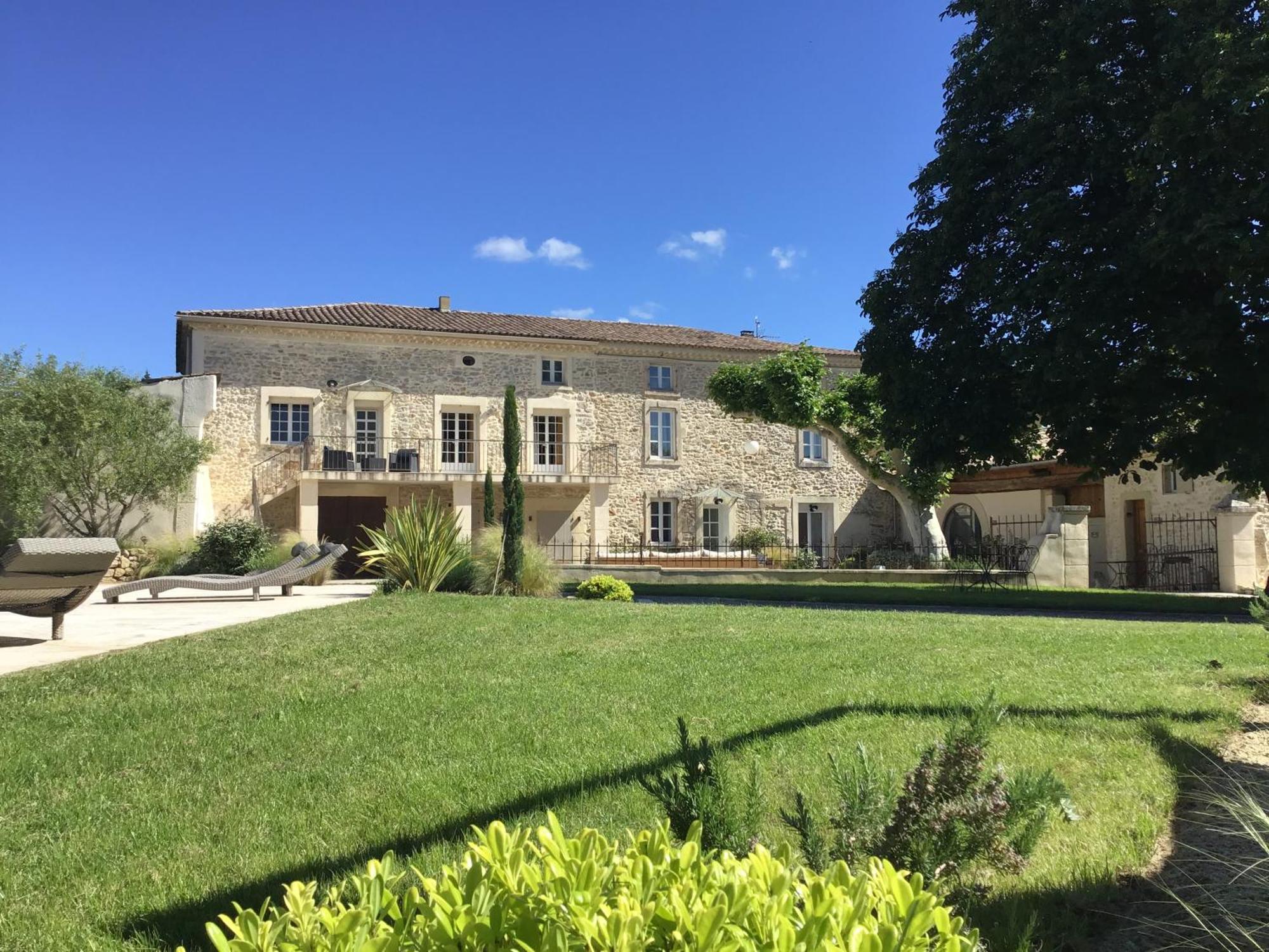 Saint-Paulet-de-Caisson Domaine Chamarelヴィラ エクステリア 写真